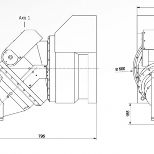 數(shù)控萬向連續(xù)分度銑頭